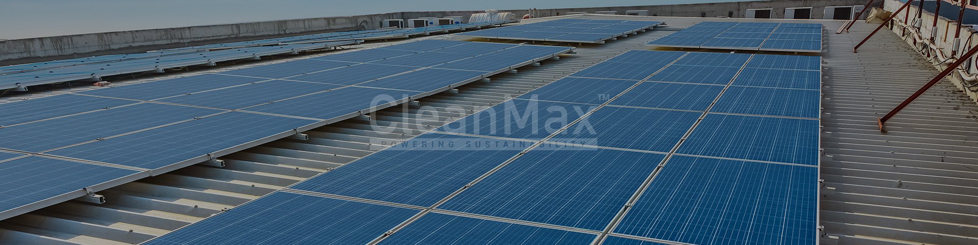 CleanMax solar panel installation on a rooftop