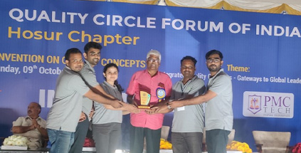 CleanMax Awarded at 7th CCQC Organized by Quality Circle Forum of India