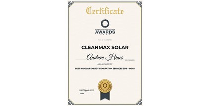 Best in Solar Energy Generation Services 2018 