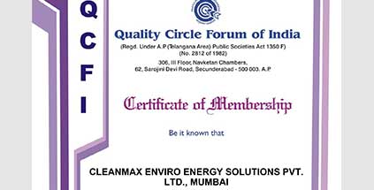 Member of Quality Circle Forum of India (QCFI)