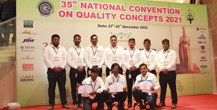 CleanMax QC teams received “PAR EXCELLENCE AWARD”