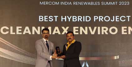 CleanMa'x 151 MW Wind Solar Hybrid Project Recognised as Best Hybrid Project